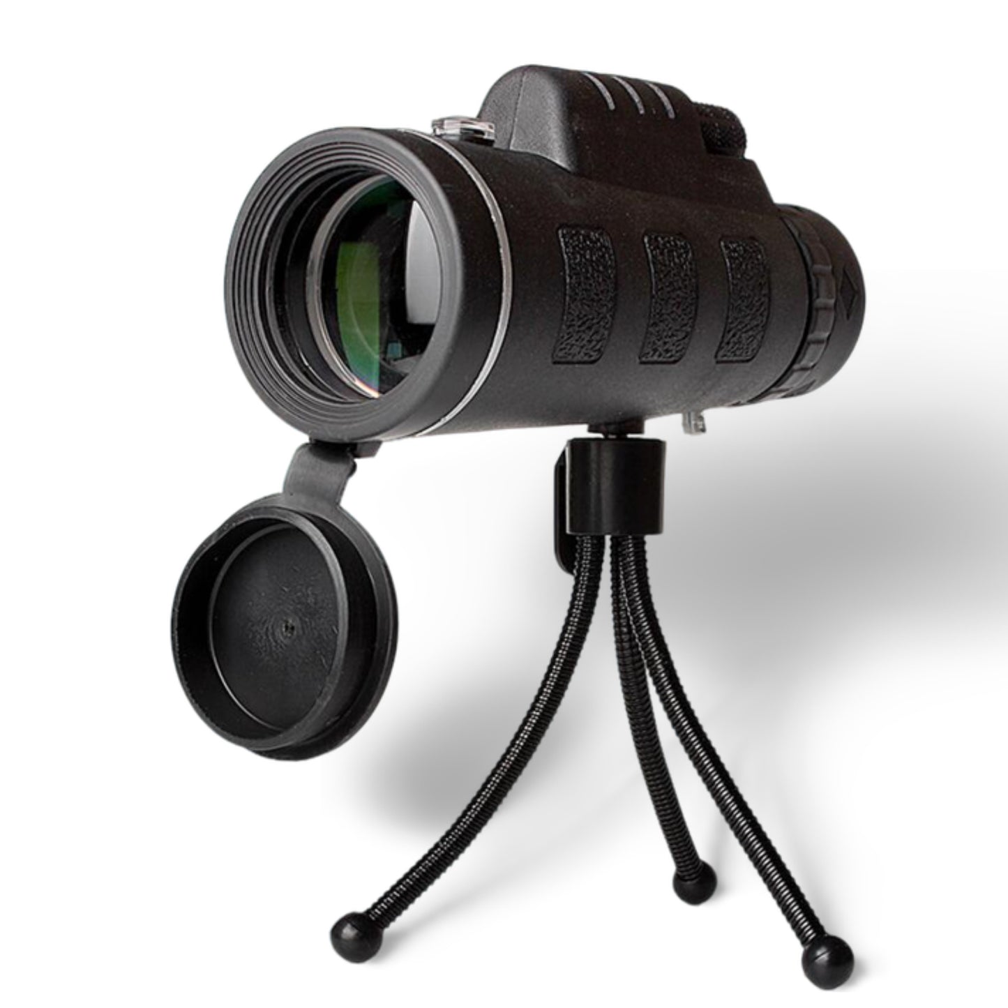 Monocular Telescope with Tripod, Phone Mount & Built-in Compass