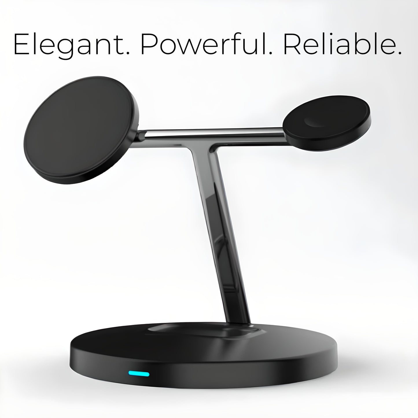 3-in-1 Magnetic Charging Station – 15W Fast Wireless Charger for Apple
