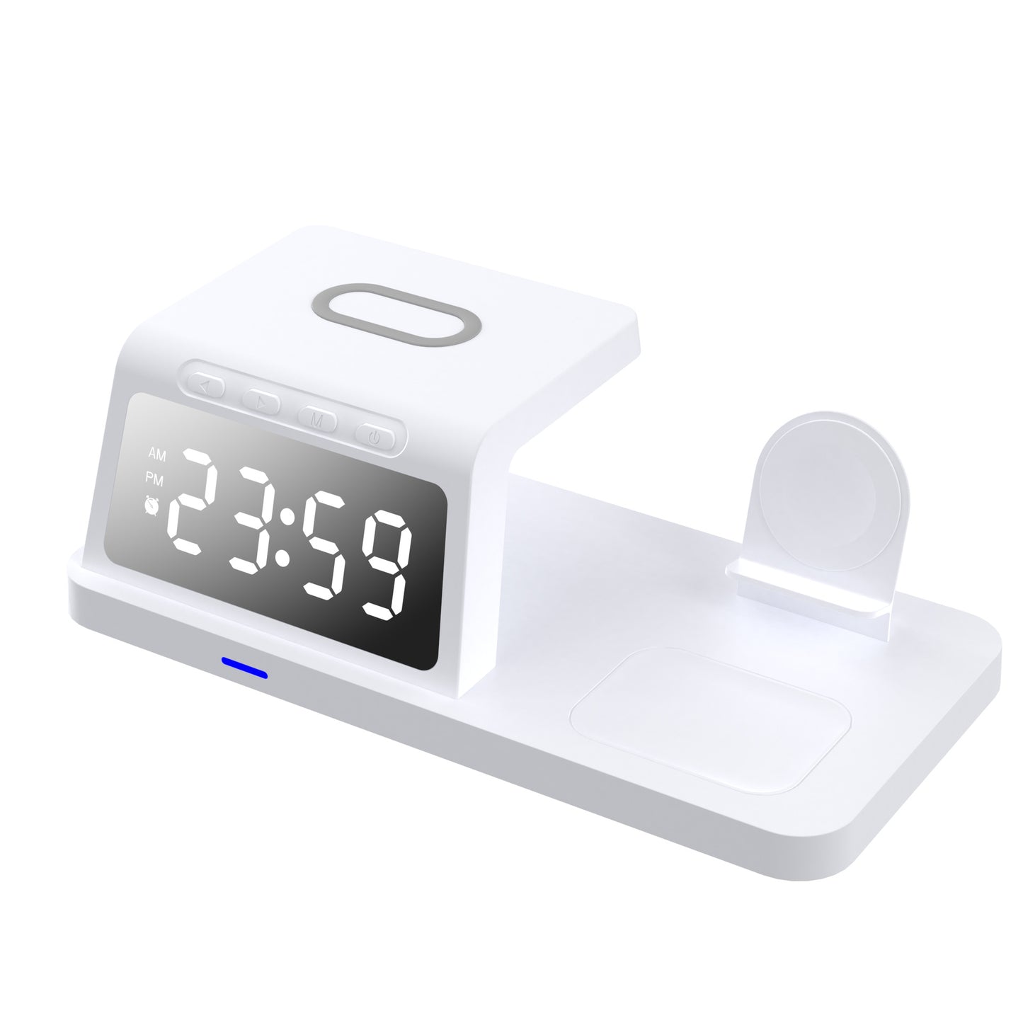 4-in-1 Wireless Charging Station | Fast Charger with Clock