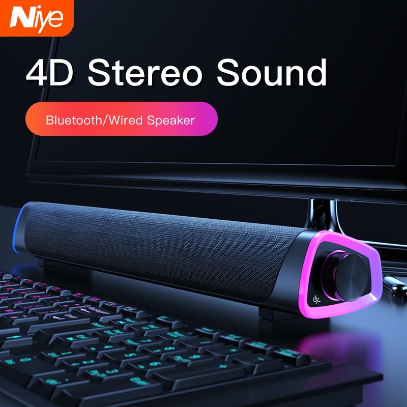 Niye SoundMaster 4D Bluetooth Speaker Bar with Subwoofer