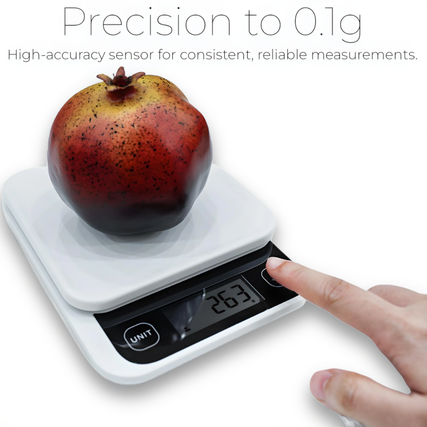 Smart Nutrition Kitchen Scale with App