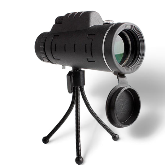 Monocular Telescope with Tripod, Phone Mount & Built-in Compass