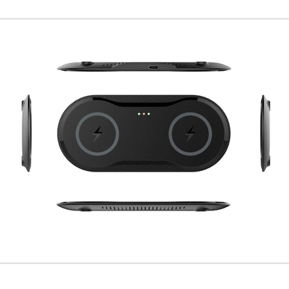 Dual Wireless Charging Station | Fast Charger for Two Phones 0 null Black 10W 
