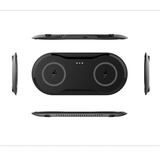 Dual Wireless Charging Station | Fast Charger for Two Phones 0 null Black 10W 