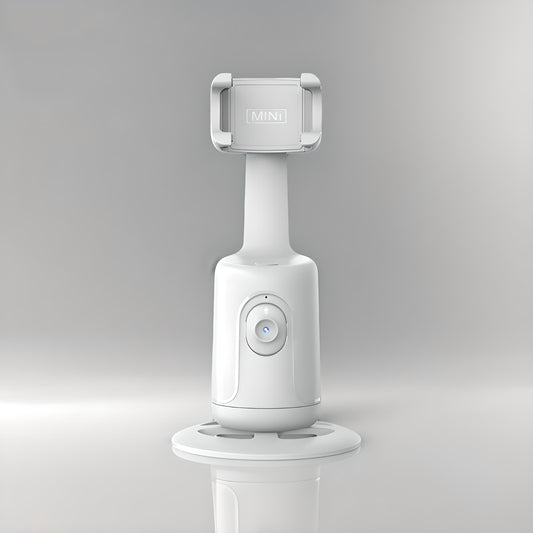 AI Smart 360 Face Tracking Gimbal – Auto Phone Holder for Smooth Video Vlogs & Live Streaming