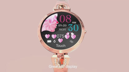 Nuvéra Lunéa – Elegant Smartwatch for Women | Health & Beauty in Harmony